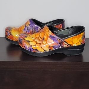 Floral Dansko Clogs